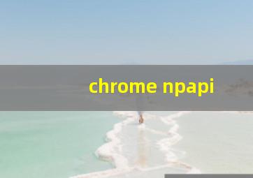 chrome npapi